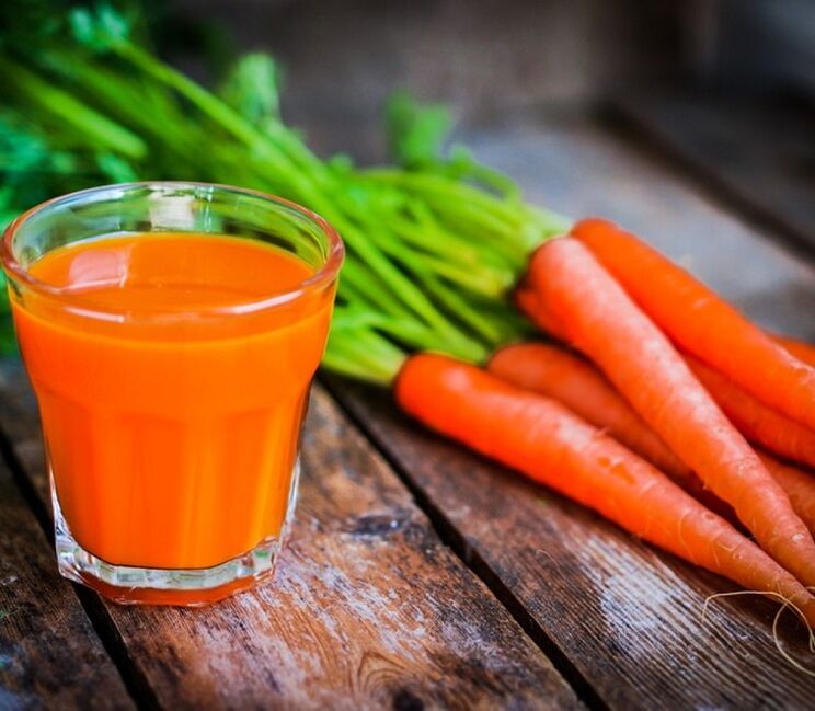 Il succo di carota aiuterà a sbarazzarsi dei parassiti